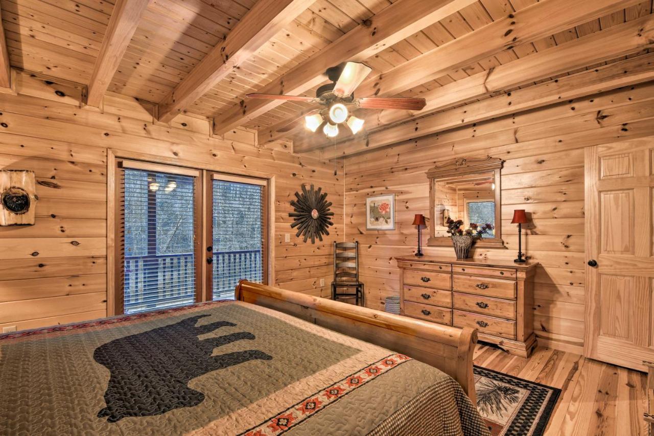 Riverside Ellijay Cabin With Hot Tub And Game Room Esterno foto